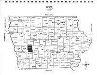 Iowa State Map, Audubon County 1988